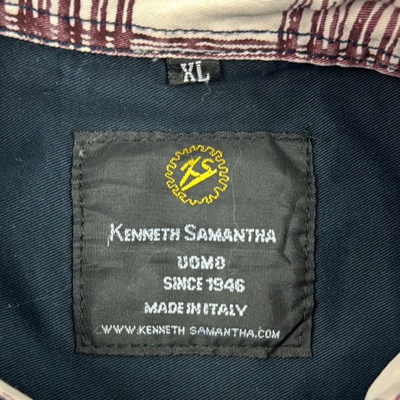 Kenneth Samantha Western Casual Button Down Shirt with Plaid Design - Italy - Picture 3 of 12